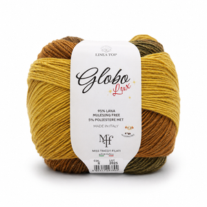 Lana GLOBO LUX – Miss Tricot Filati - Colore: 008 - CREMA - by LacariaRicami.Store