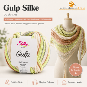 Cotone GULP - Silke - Colore: - by LacariaRicami.Store