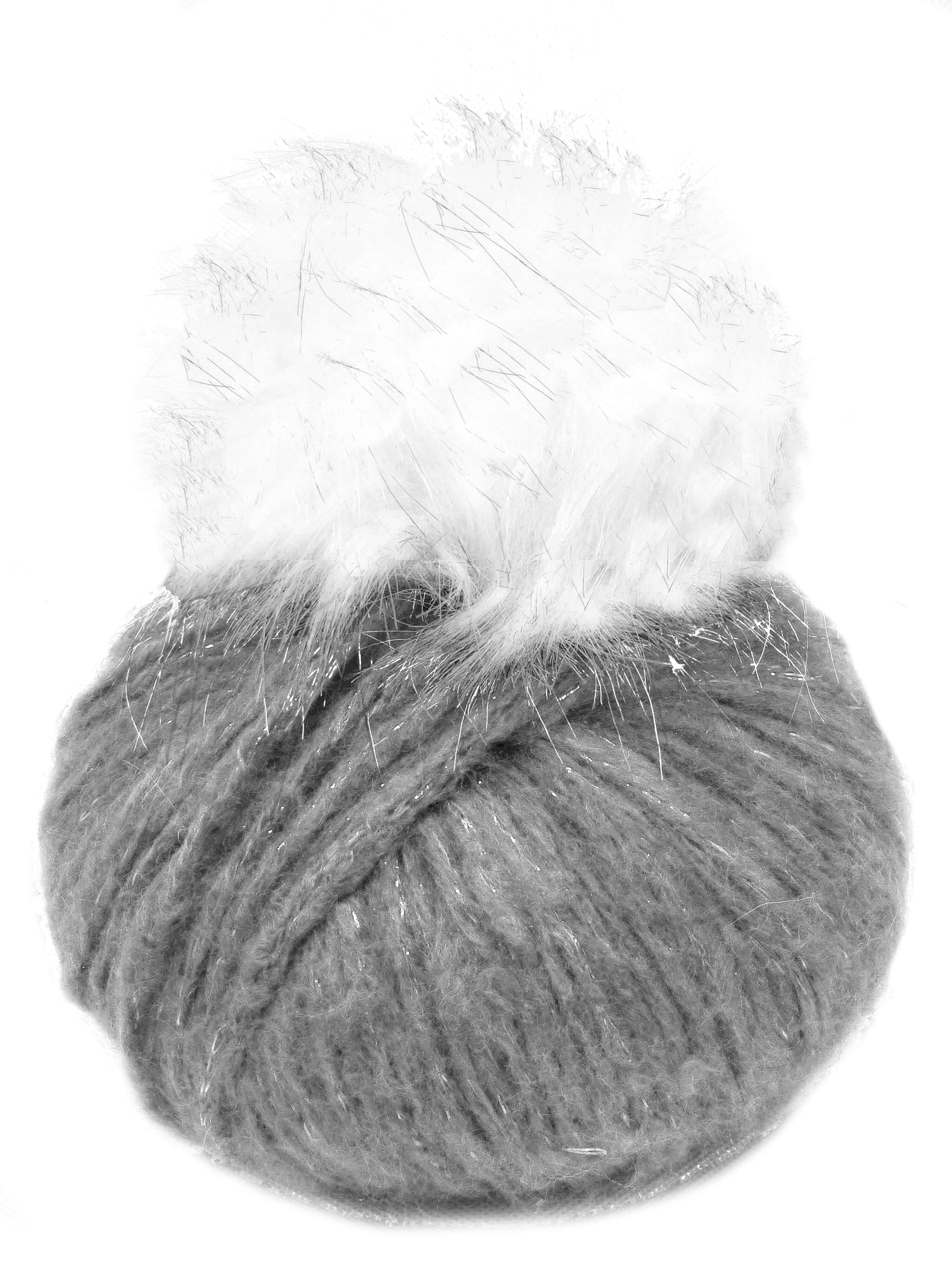 Lana per Cappello HAT LUX - Tropical Lane - Colore: 605 - GRIGIO - by LacariaRicami.Store