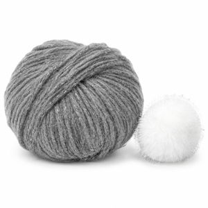 Lana per Cappello HAT LUX - Tropical Lane - Colore: 605 - GRIGIO - by LacariaRicami.Store