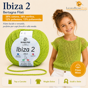 Cotone IBIZA 2 - Bertagna Filati - Colore: - by LacariaRicami.Store