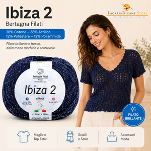 Cotone IBIZA 2 - Bertagna Filati - Colore: - by LacariaRicami.Store