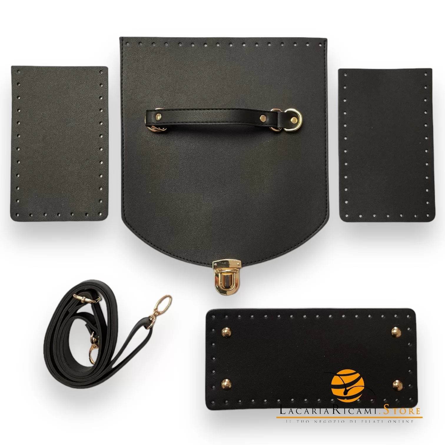 SET BORSA Con Patta, Tracolla, Fondo e Laterali - MAS Srl - - LacariaRicami.Store