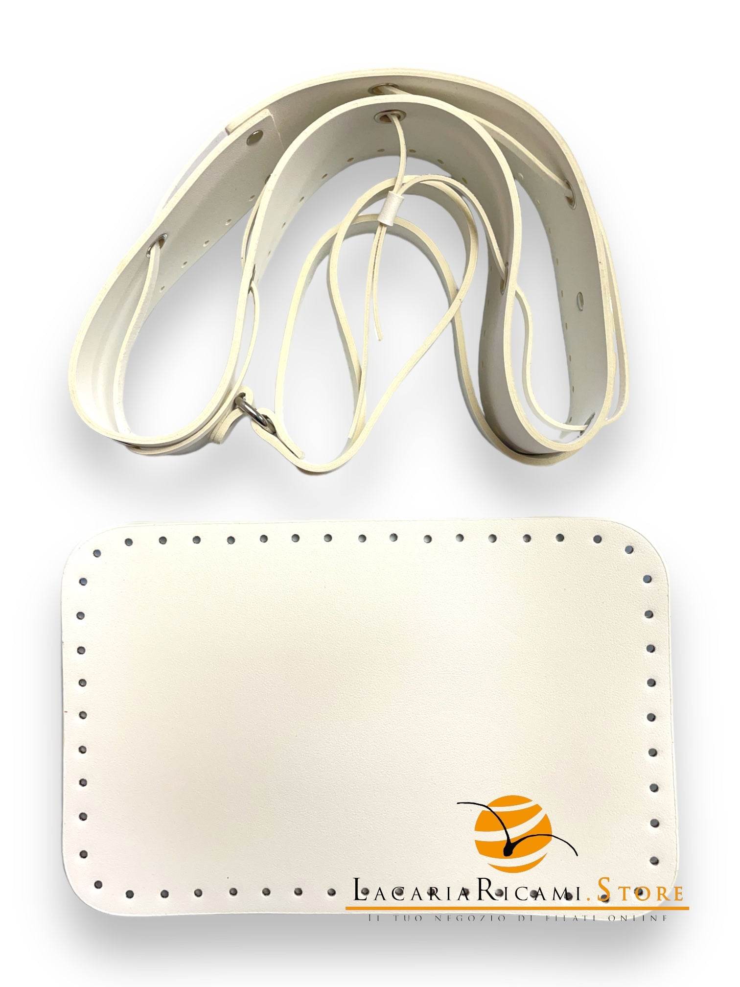 SET SECCHIELLO Con Fondo, Tracolla e Chiusura - MAS Srl - - LacariaRicami.Store