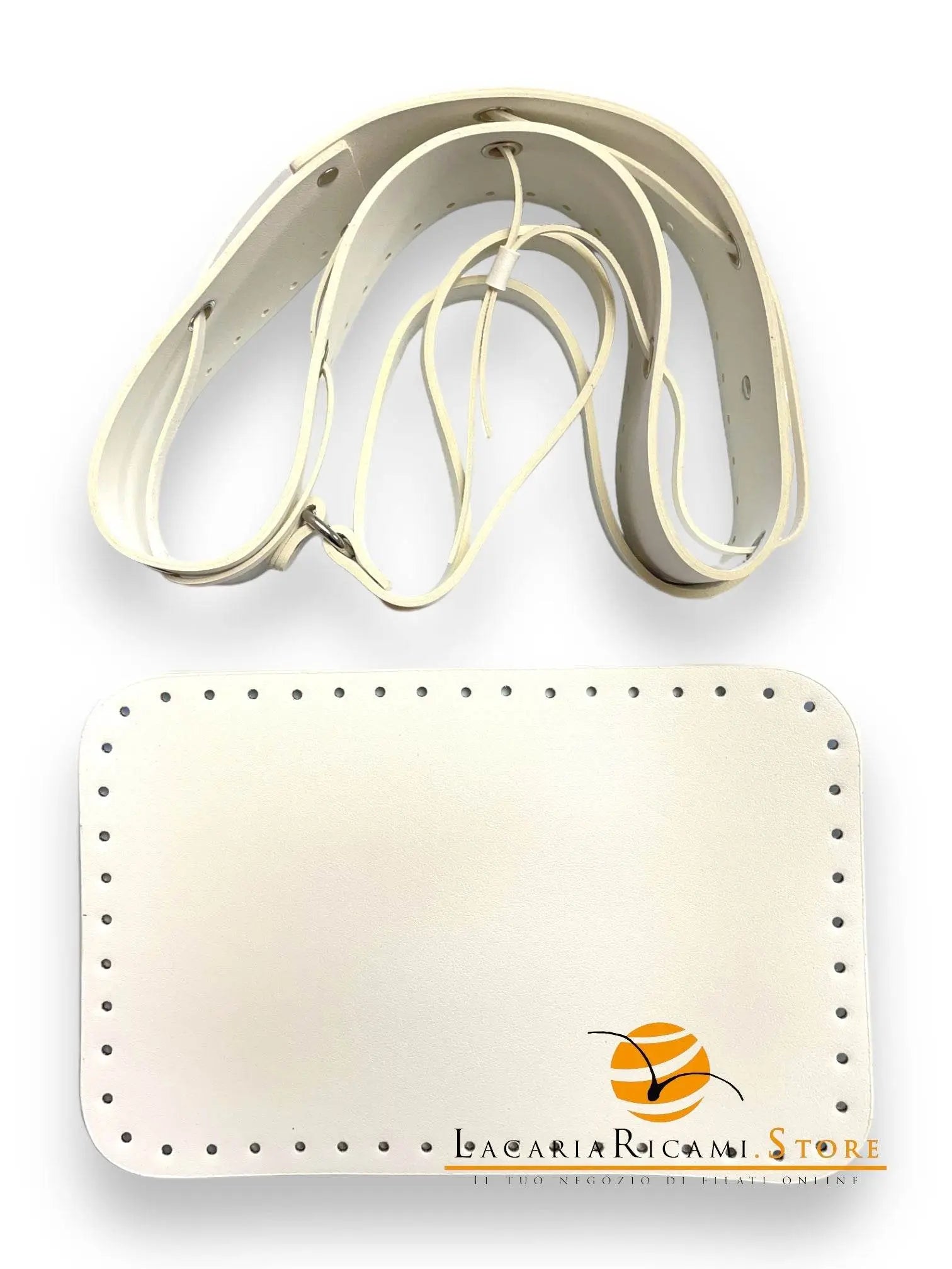 SET SECCHIELLO Con Fondo, Tracolla e Chiusura - MAS Srl - - LacariaRicami.Store
