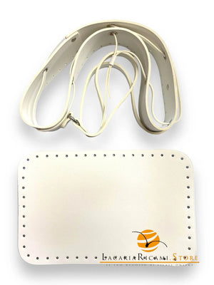 SET SECCHIELLO Con Fondo, Tracolla e Chiusura - MAS Srl - - LacariaRicami.Store