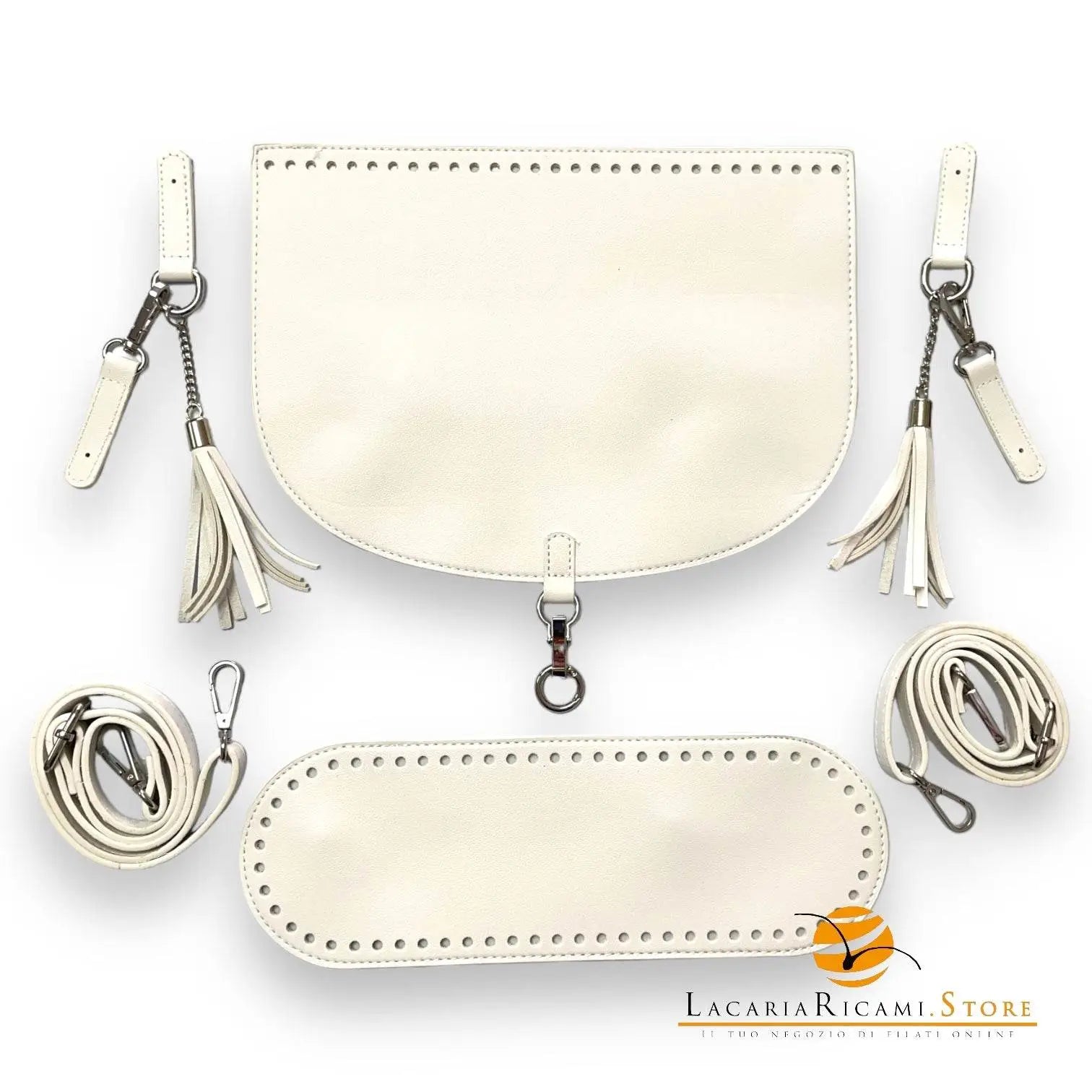 SET ZAINO Con Patta, Fondo e Tracolle - MAS Srl - - LacariaRicami.Store