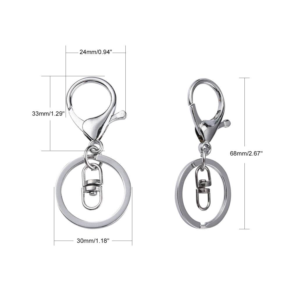 MOSCHETTONE Portachiavi Con Anello - - LacariaRicami.Store