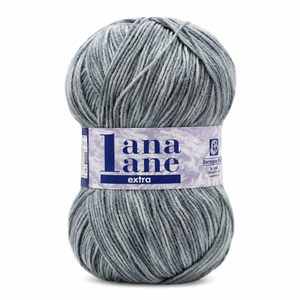 Lana Lane Extra Stampato StoneWash - Bertagna Filati - Colore: 109 - GRIGIO CELESTE MELANGE - by LacariaRicami.Store