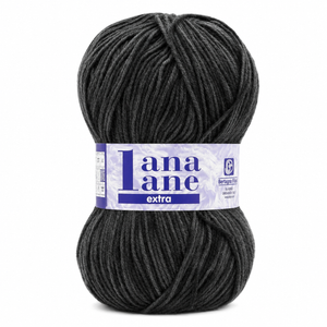 Lana Lane Extra Stampato StoneWash - Bertagna Filati - Colore: 110 - GRIGIO SCURO MELANGE - by LacariaRicami.Store