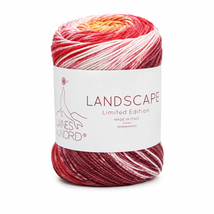 Cotone LANDSCAPE - Laines du Nord - Colore: 002 - Rosso Arancio Vinaccia - by LacariaRicami.Store