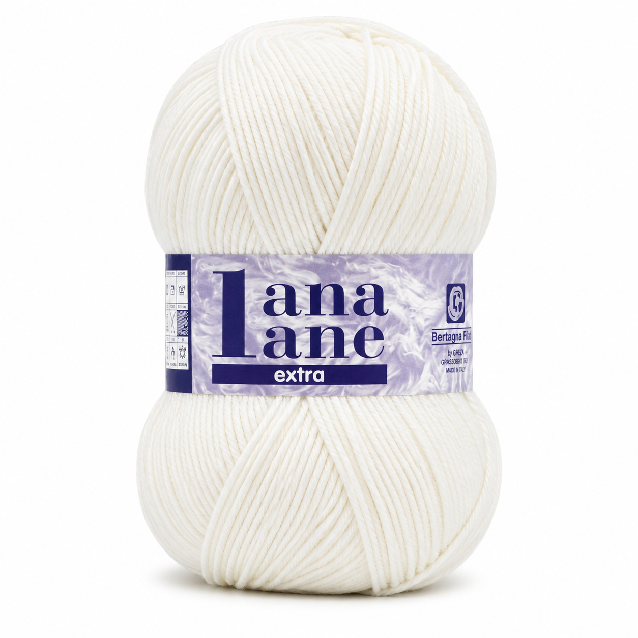 Lana Lane Extra - Bertagna Filati - Colore: 100 - BIANCO - by LacariaRicami.Store