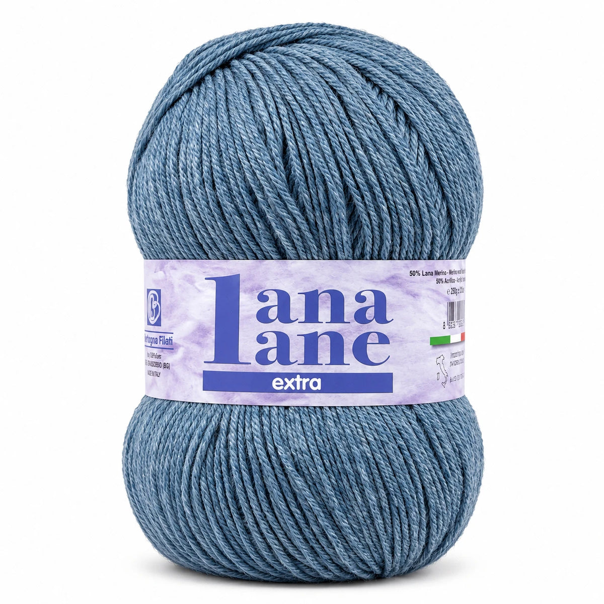 Lana Lane Extra - Bertagna Filati - Colore: 11 - AVION MELANGE - by LacariaRicami.Store