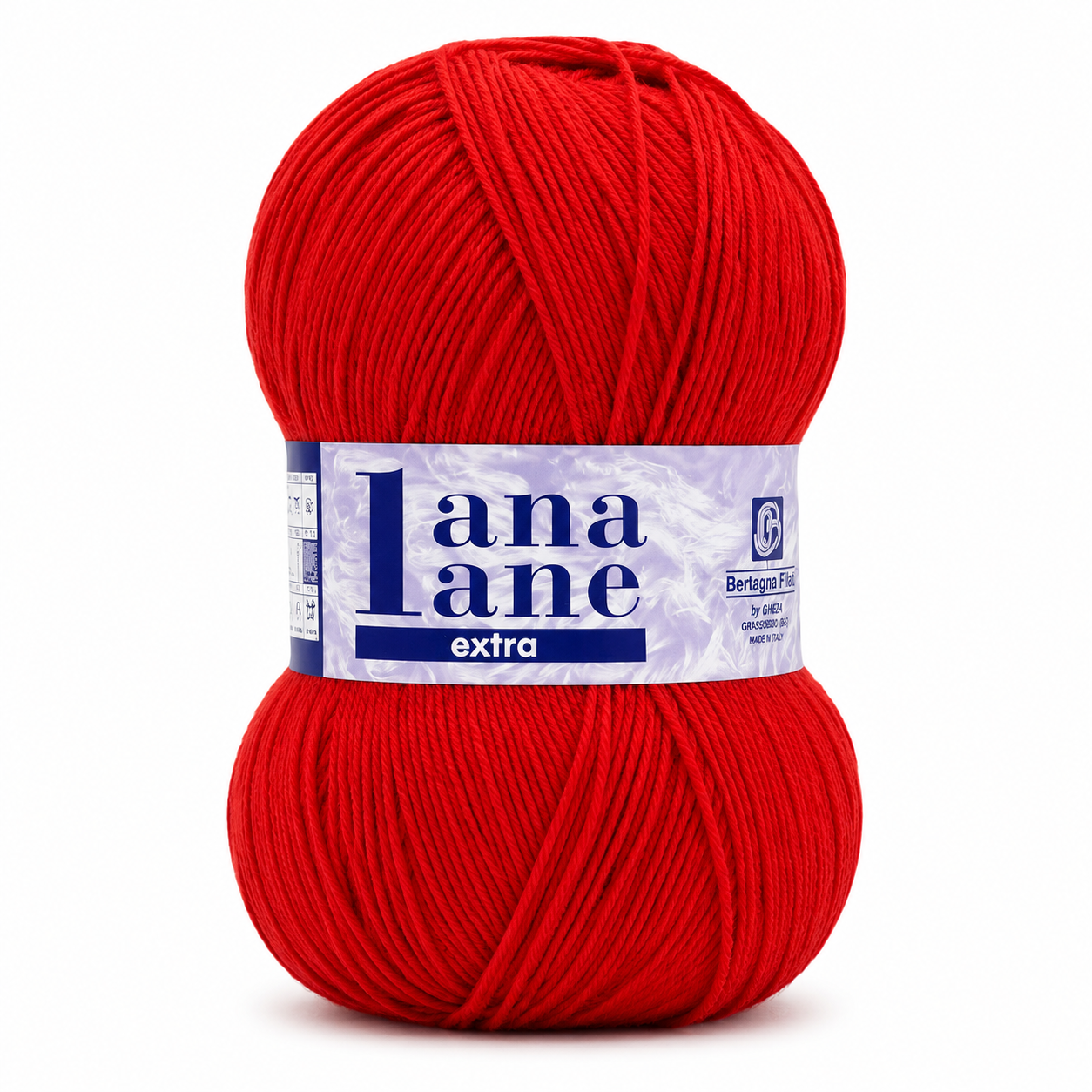 Lana Lane Extra - Bertagna Filati - Colore: 2305 - ROSSO - by LacariaRicami.Store