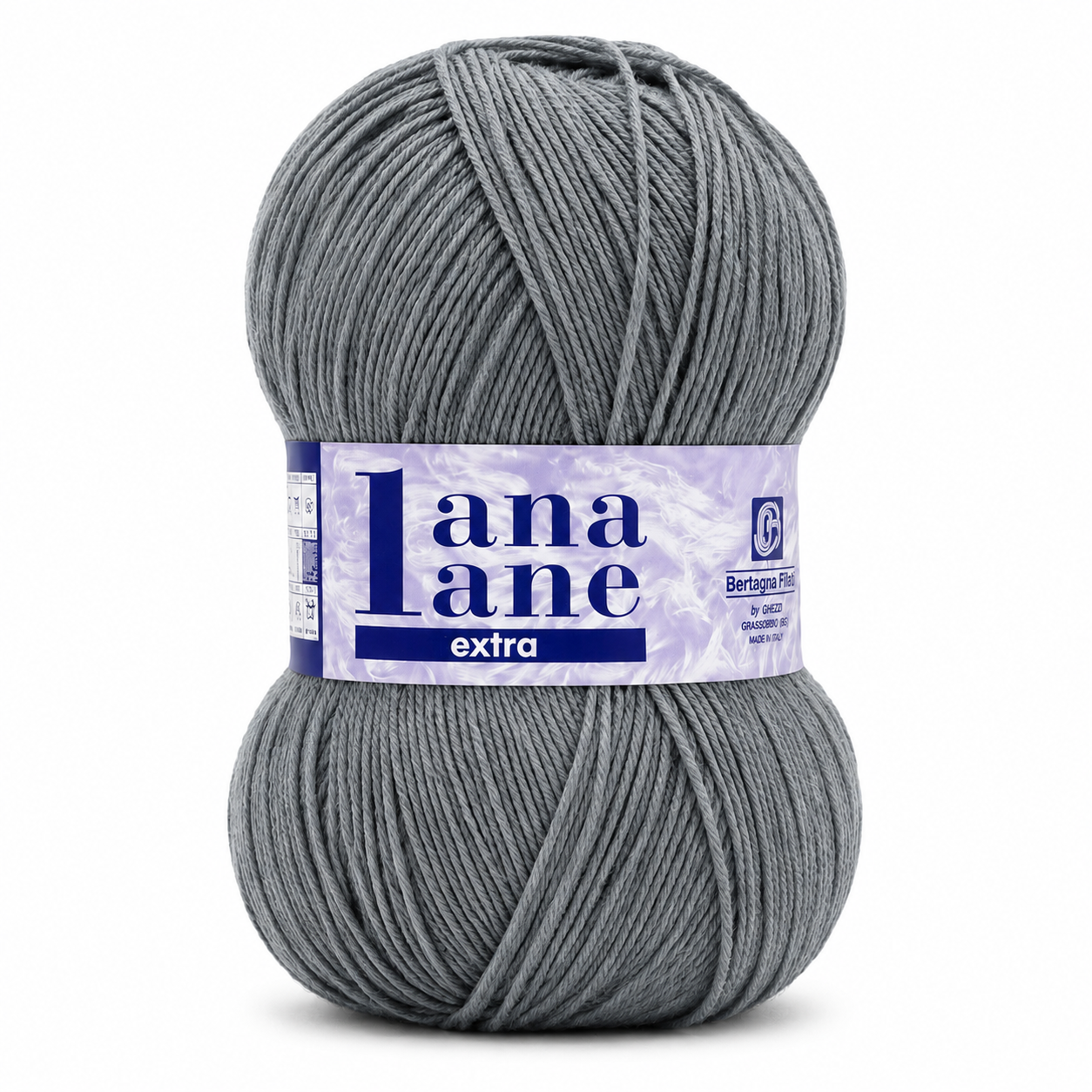Lana Lane Extra - Bertagna Filati - Colore: 708 - GRIGIO - by LacariaRicami.Store