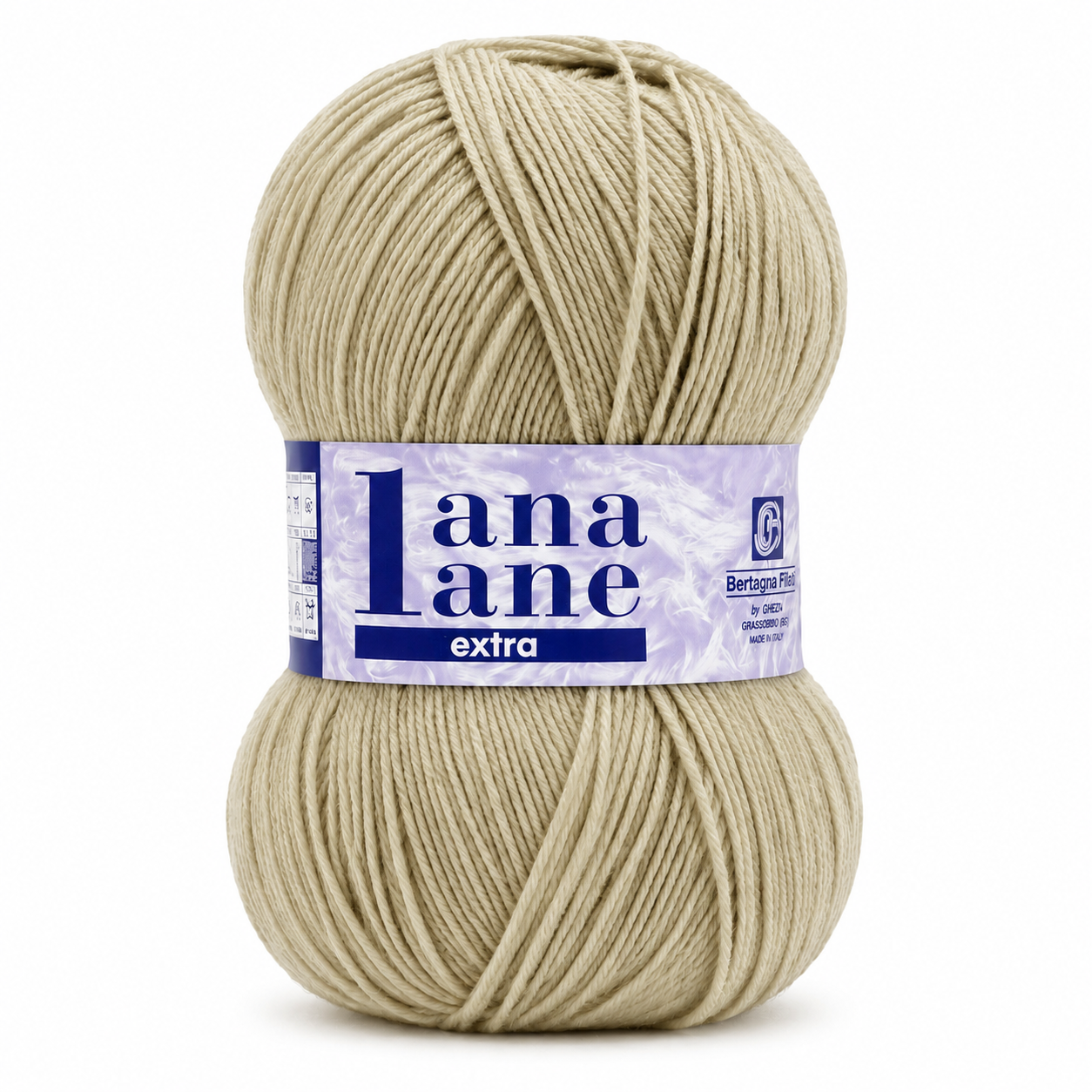 Lana Lane Extra - Bertagna Filati - Colore: 862 - TORTORA CHIARO - by LacariaRicami.Store