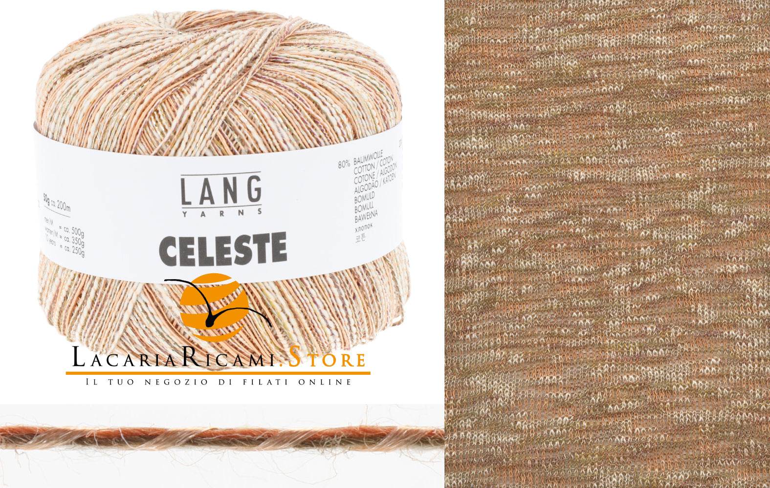 Cotone CELESTE - LANG YARNS - - LacariaRicami.Store