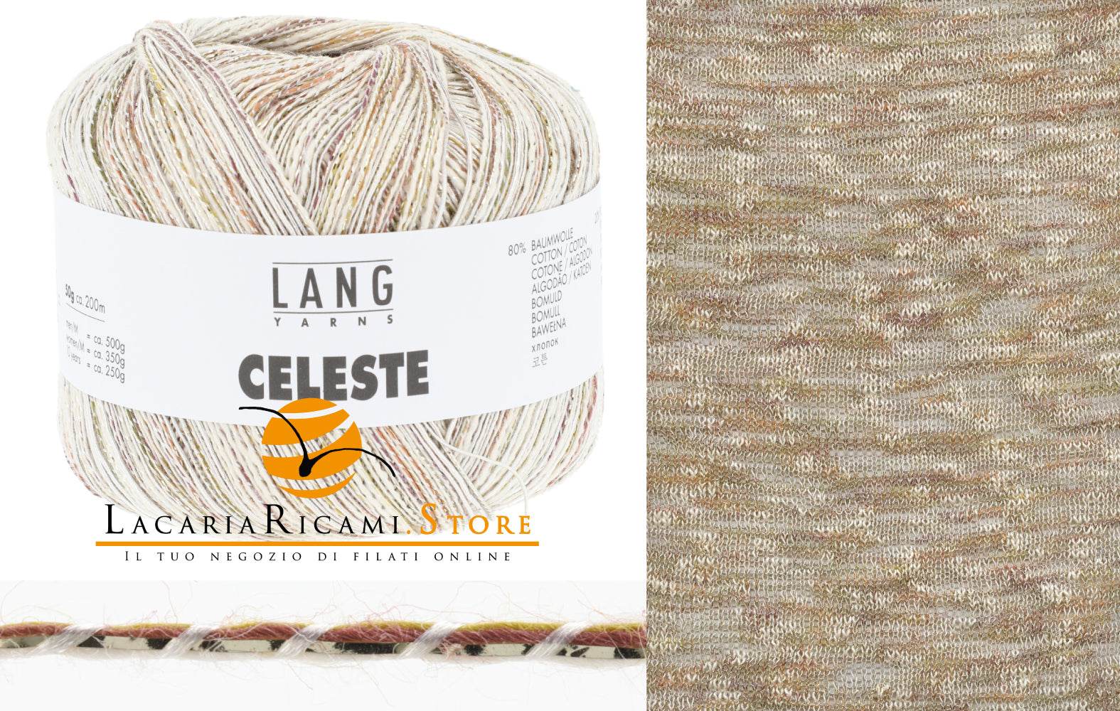 Cotone CELESTE - LANG YARNS - - LacariaRicami.Store