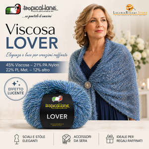 Viscosa LOVER - Tropical Lane - Colore: - by LacariaRicami.Store