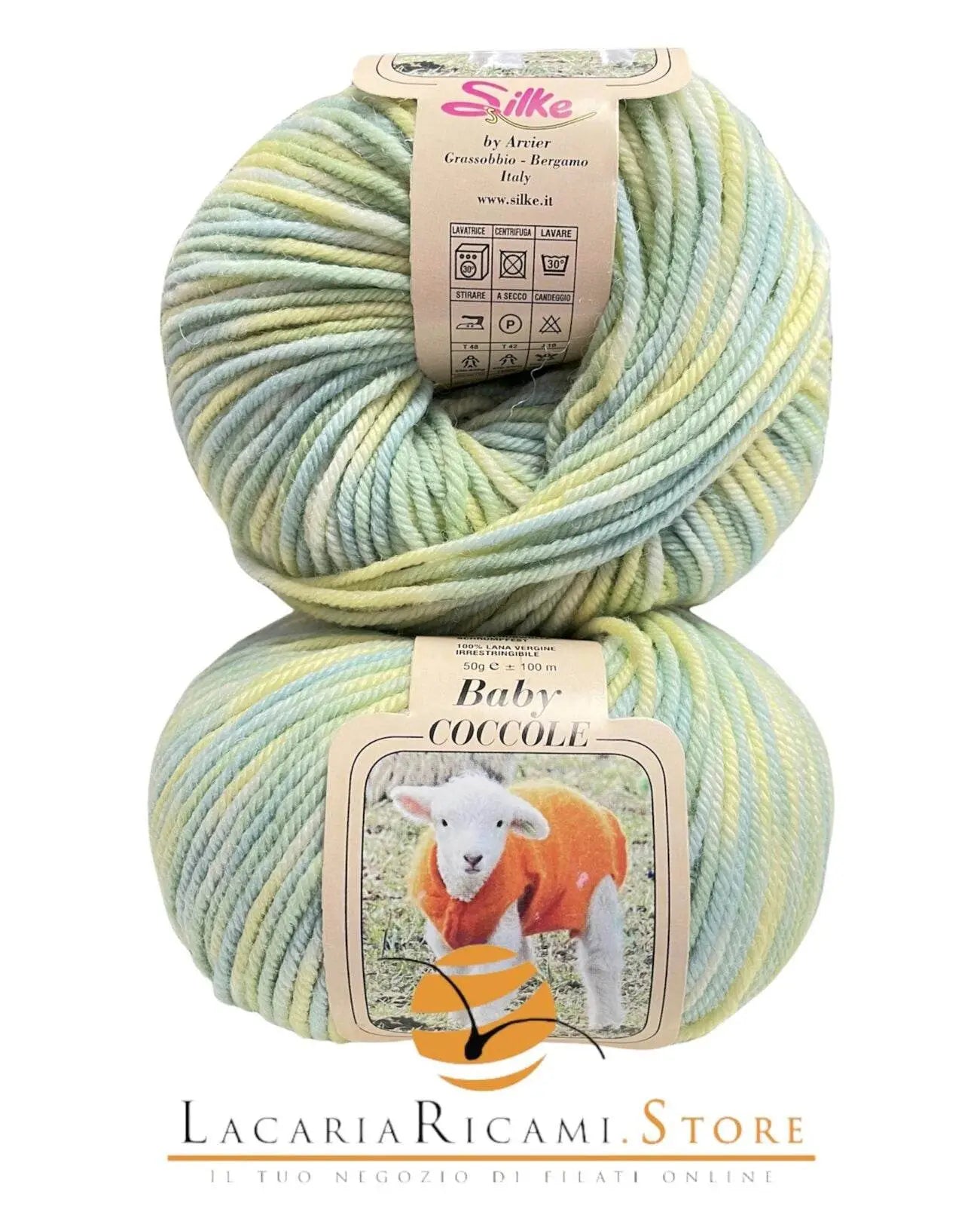 Lana BABY COCCOLE/PEO - Silke - - LacariaRicami.Store