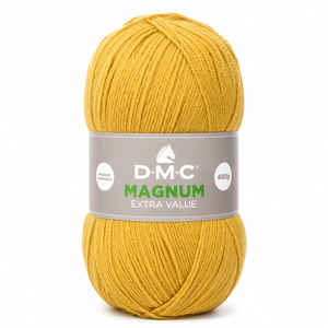 Lana Magnum - DMC - Colore: 692 - GIALLO SENAPE - by LacariaRicami.Store