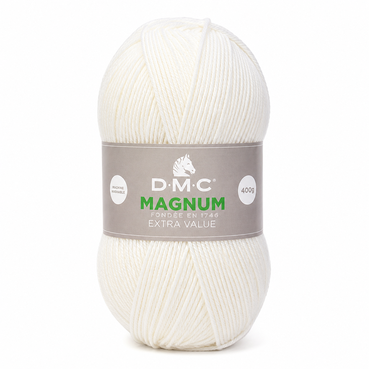 Lana Magnum - DMC - Colore: 807 - BIANCO - by LacariaRicami.Store