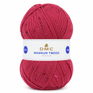 Lana Magnum TWEED - DMC - Colore: 055 - ROSSO MARASCHINO TWEED - by LacariaRicami.Store