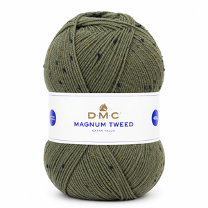 Lana Magnum TWEED - DMC - Colore: 083 - VERDE TWEED - by LacariaRicami.Store