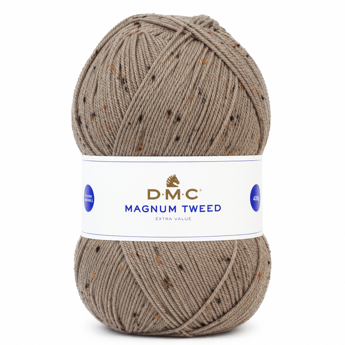 Lana Magnum TWEED - DMC - Colore: 112 - NOCCIOLA TWEED - by LacariaRicami.Store
