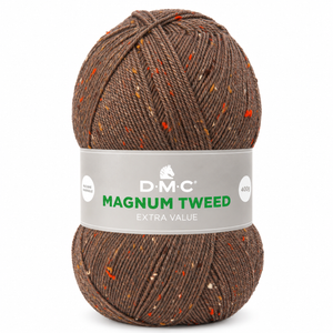 Lana Magnum TWEED - DMC - Colore: 624 - MARRONE TWEED - by LacariaRicami.Store