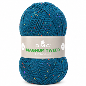 Lana Magnum TWEED - DMC - Colore: 637 - BLUETTE TWEED - by LacariaRicami.Store