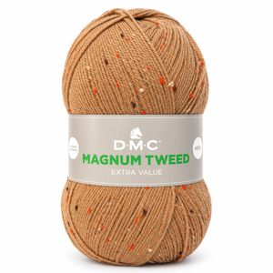Lana Magnum TWEED - DMC - Colore: 661 - NOCCIOLA TWEED - by LacariaRicami.Store