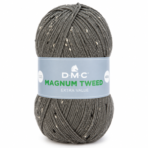 Lana Magnum TWEED - DMC - Colore: 684 - GRIGIO TWEED - by LacariaRicami.Store