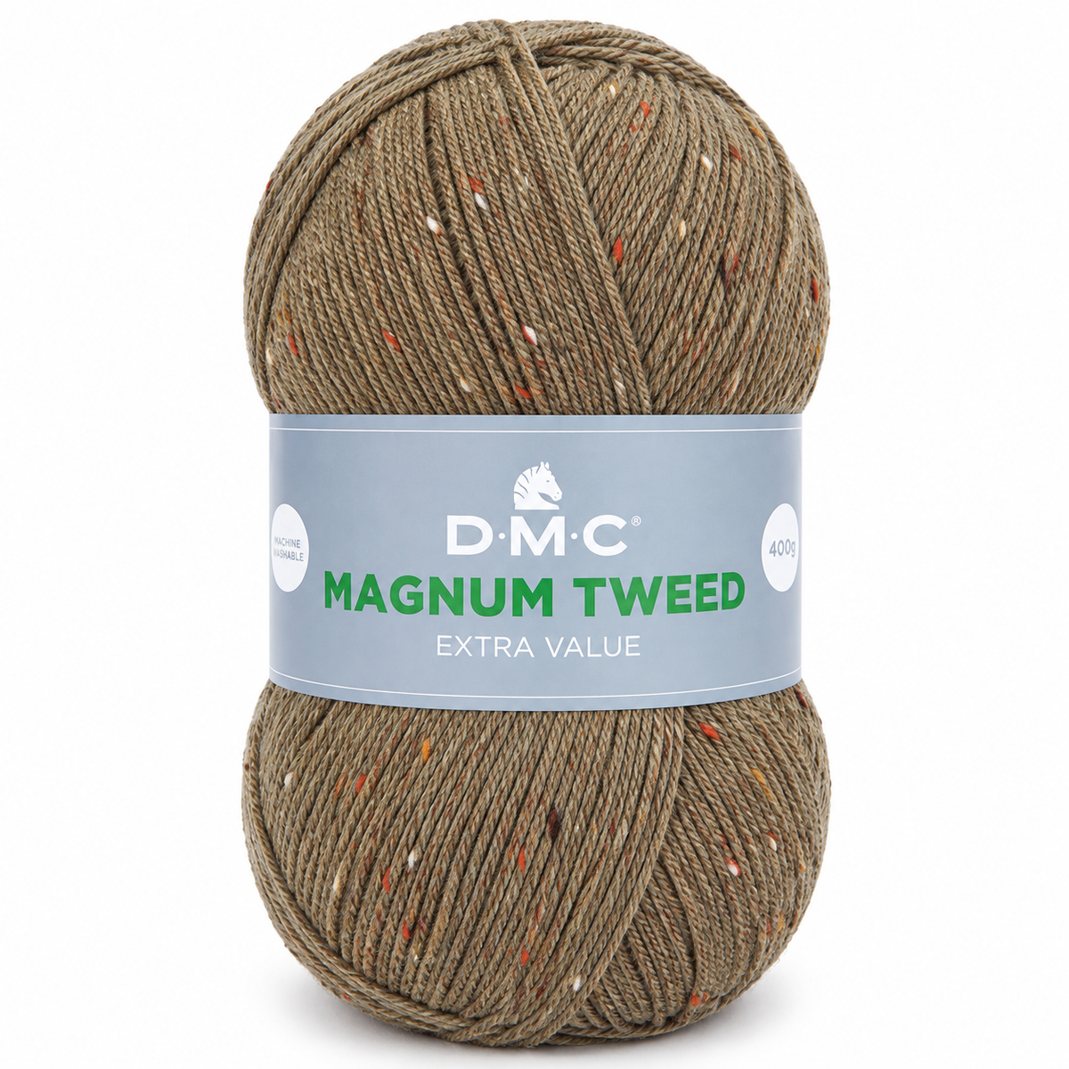 Lana Magnum TWEED - DMC - Colore: 695 - VERDE TWEED - by LacariaRicami.Store