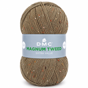 Lana Magnum TWEED - DMC - Colore: 695 - VERDE TWEED - by LacariaRicami.Store