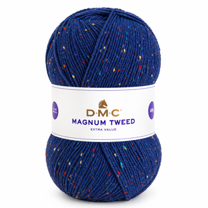 Lana Magnum TWEED - DMC - Colore: 732 - BLU ELETTRICO TWEED - by LacariaRicami.Store