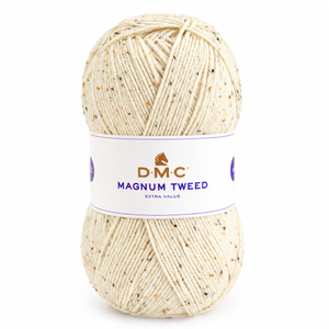 Lana Magnum TWEED - DMC - Colore: 929 - PANNA TWEED - by LacariaRicami.Store