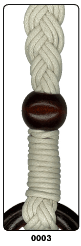 SET 2 Manici in Legno|Corda 55 cm | Qualità al Giusto Prezzo - - LacariaRicami.Store