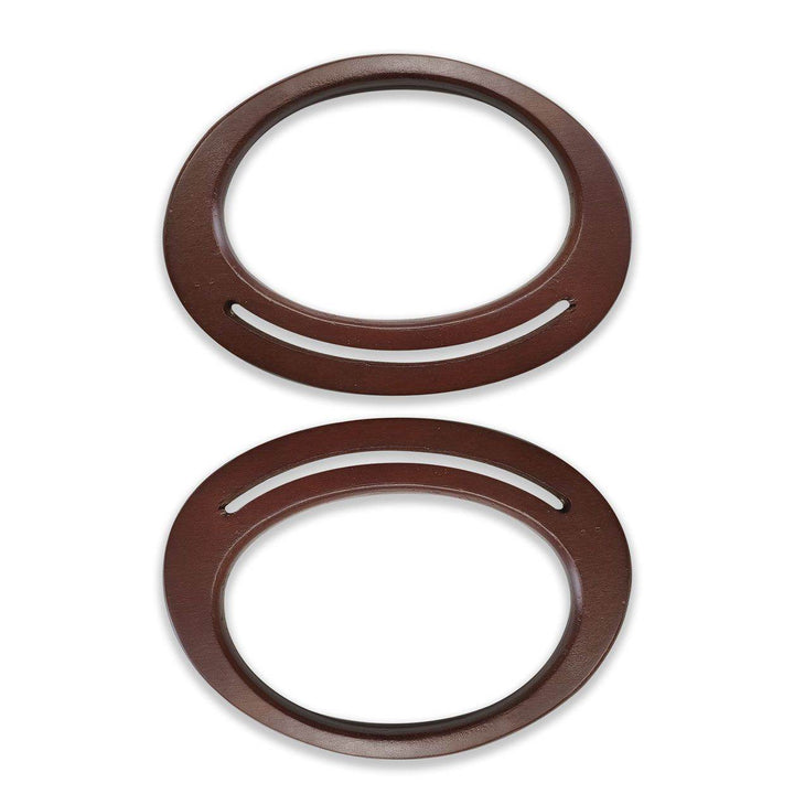 MANICI IN LEGNO OVALI 18x13 Cm - - LacariaRicami.Store