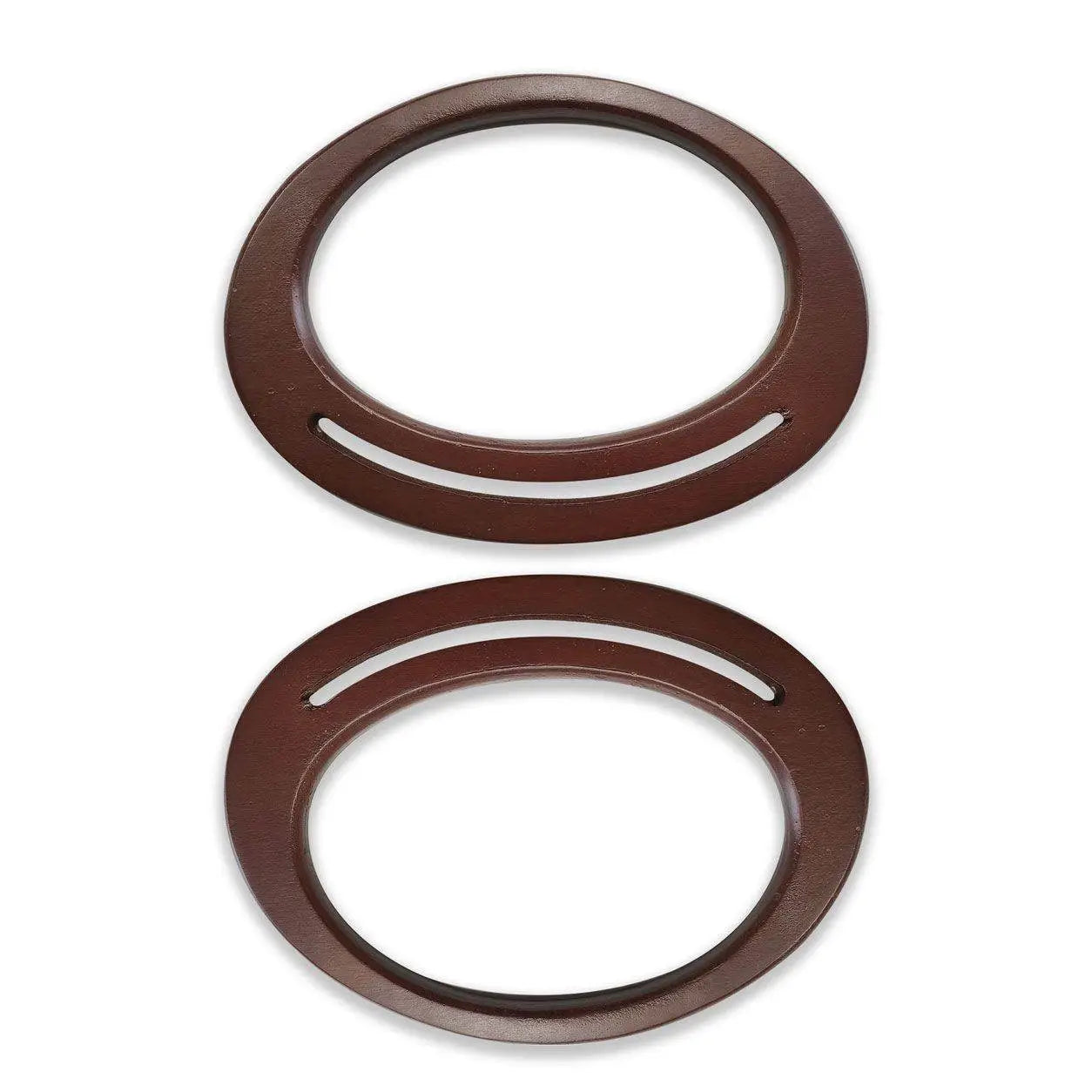 MANICI IN LEGNO OVALI 18x13 Cm - - LacariaRicami.Store