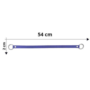 Manico Per Borsa Con Anelli In Metallo 54x2 Cm - - LacariaRicami.Store