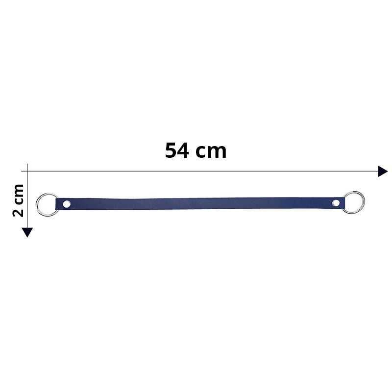 Manico Per Borsa Con Anelli In Metallo 54x2 Cm - - LacariaRicami.Store