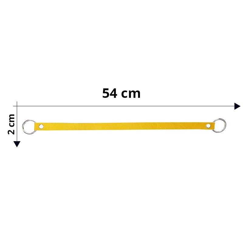 Manico Per Borsa Con Anelli In Metallo 54x2 Cm - - LacariaRicami.Store