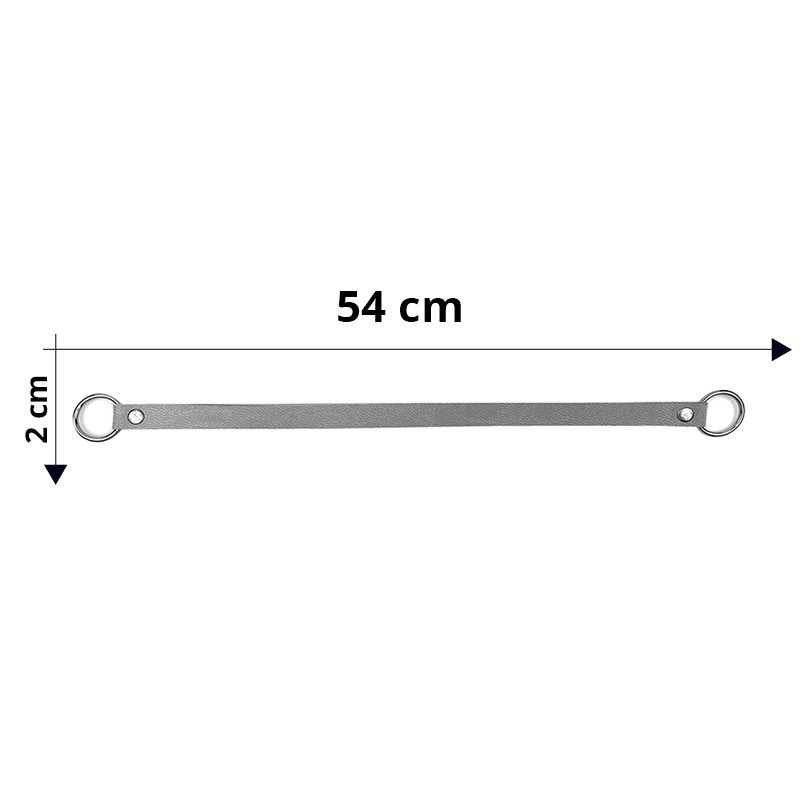 Manico Per Borsa Con Anelli In Metallo 54x2 Cm - - LacariaRicami.Store