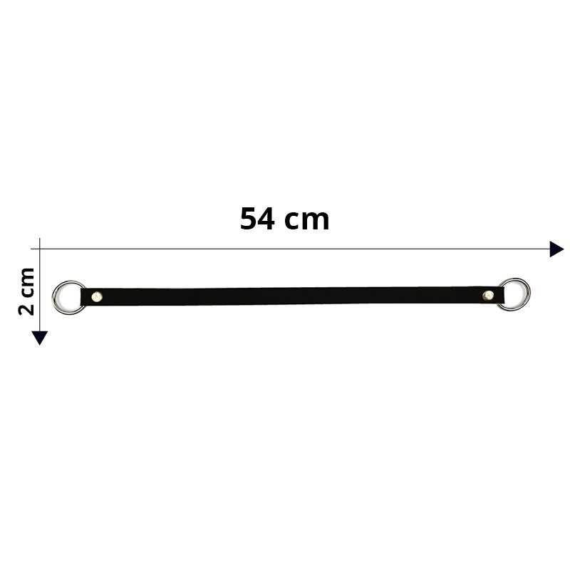 Manico Per Borsa Con Anelli In Metallo 54x2 Cm - - LacariaRicami.Store