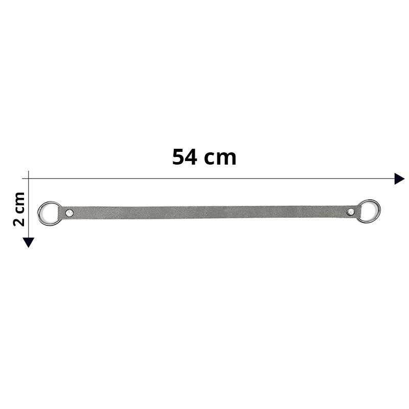 Manico Per Borsa Con Anelli In Metallo 54x2 Cm - - LacariaRicami.Store
