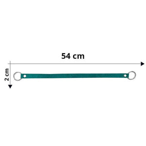 Manico Per Borsa Con Anelli In Metallo 54x2 Cm - - LacariaRicami.Store