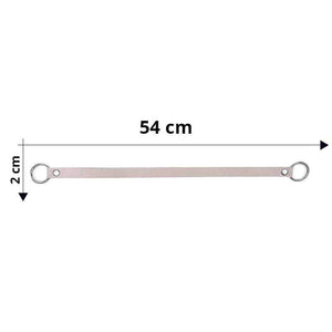 Manico Per Borsa Con Anelli In Metallo 54x2 Cm - - LacariaRicami.Store