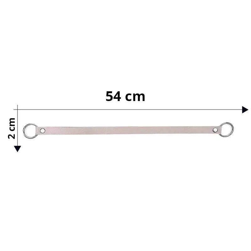 Manico Per Borsa Con Anelli In Metallo 54x2 Cm - - LacariaRicami.Store