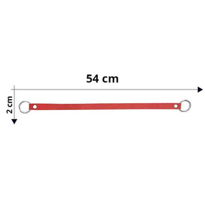 Manico Per Borsa Con Anelli In Metallo 54x2 Cm - - LacariaRicami.Store